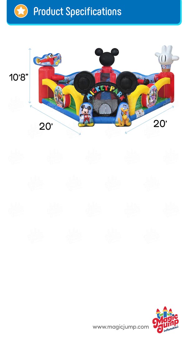 Mickey Mouse | Playground Combos, Inflatable Combos, Bounce And Slide ...