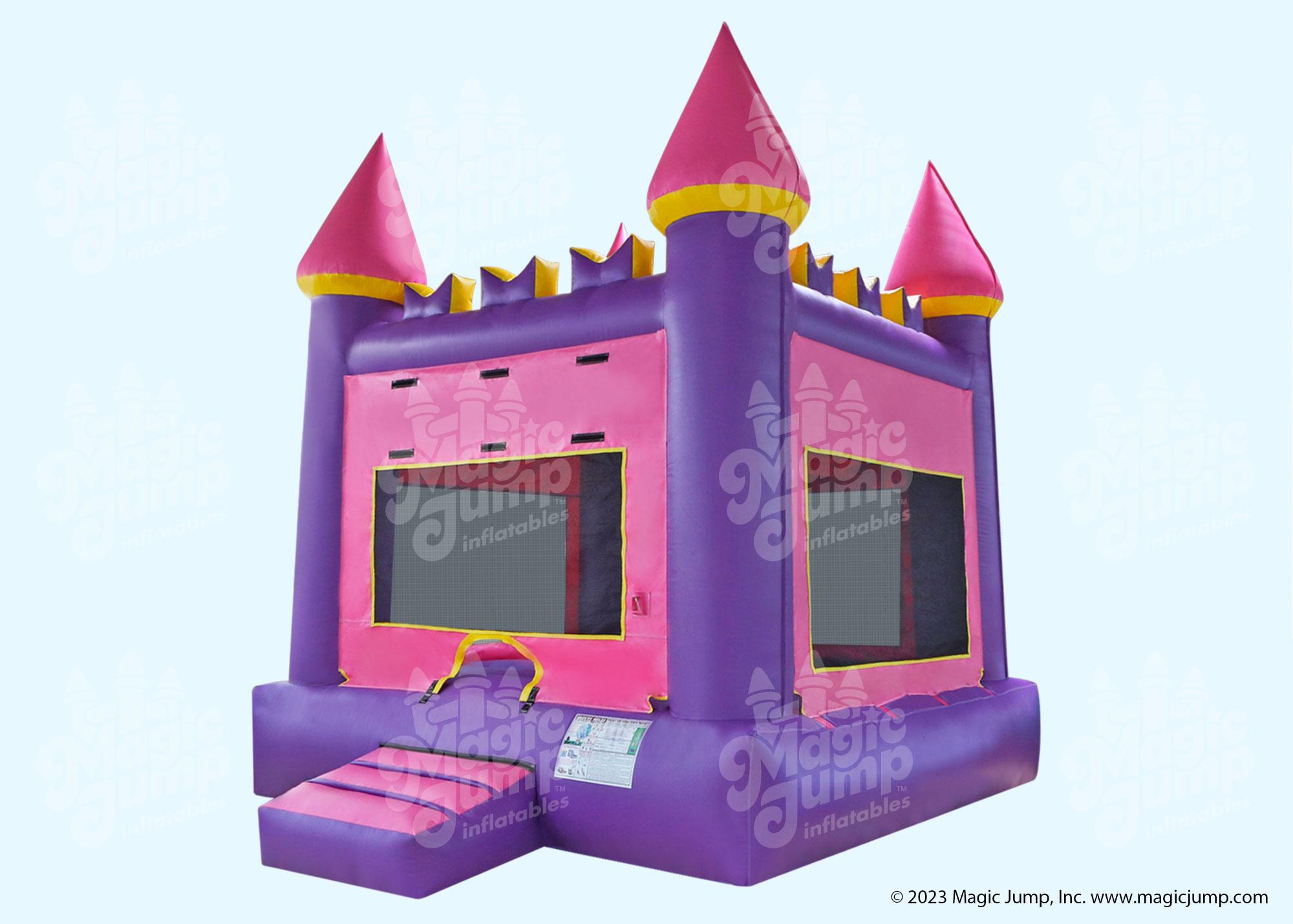 10'x10' Pink Castle | Bounce House | Magic Jump, Inc.