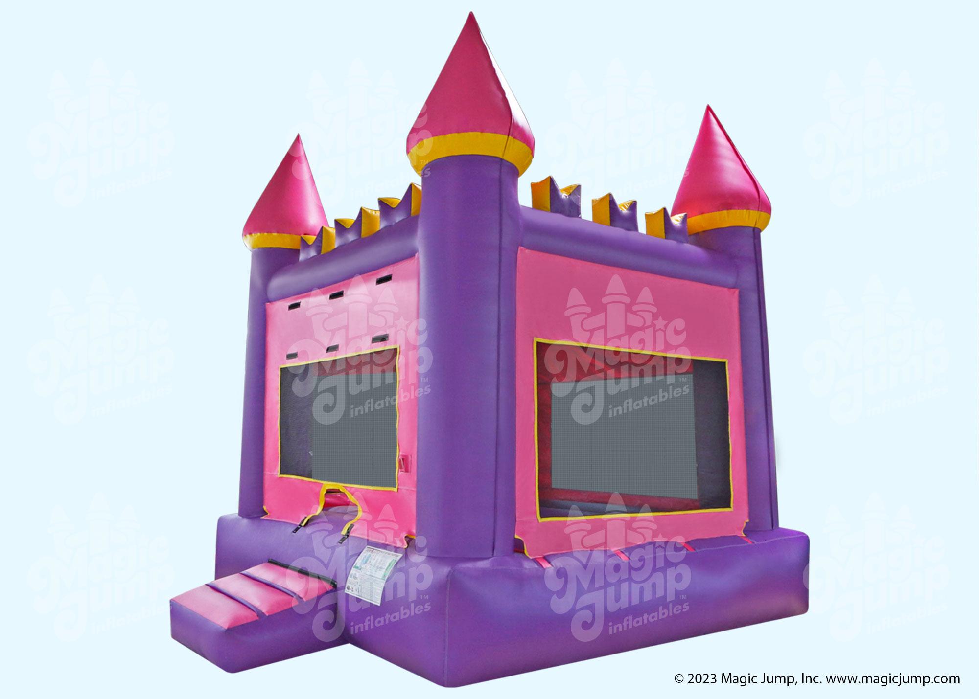 10'x10' Pink Castle | Bounce House | Magic Jump, Inc.