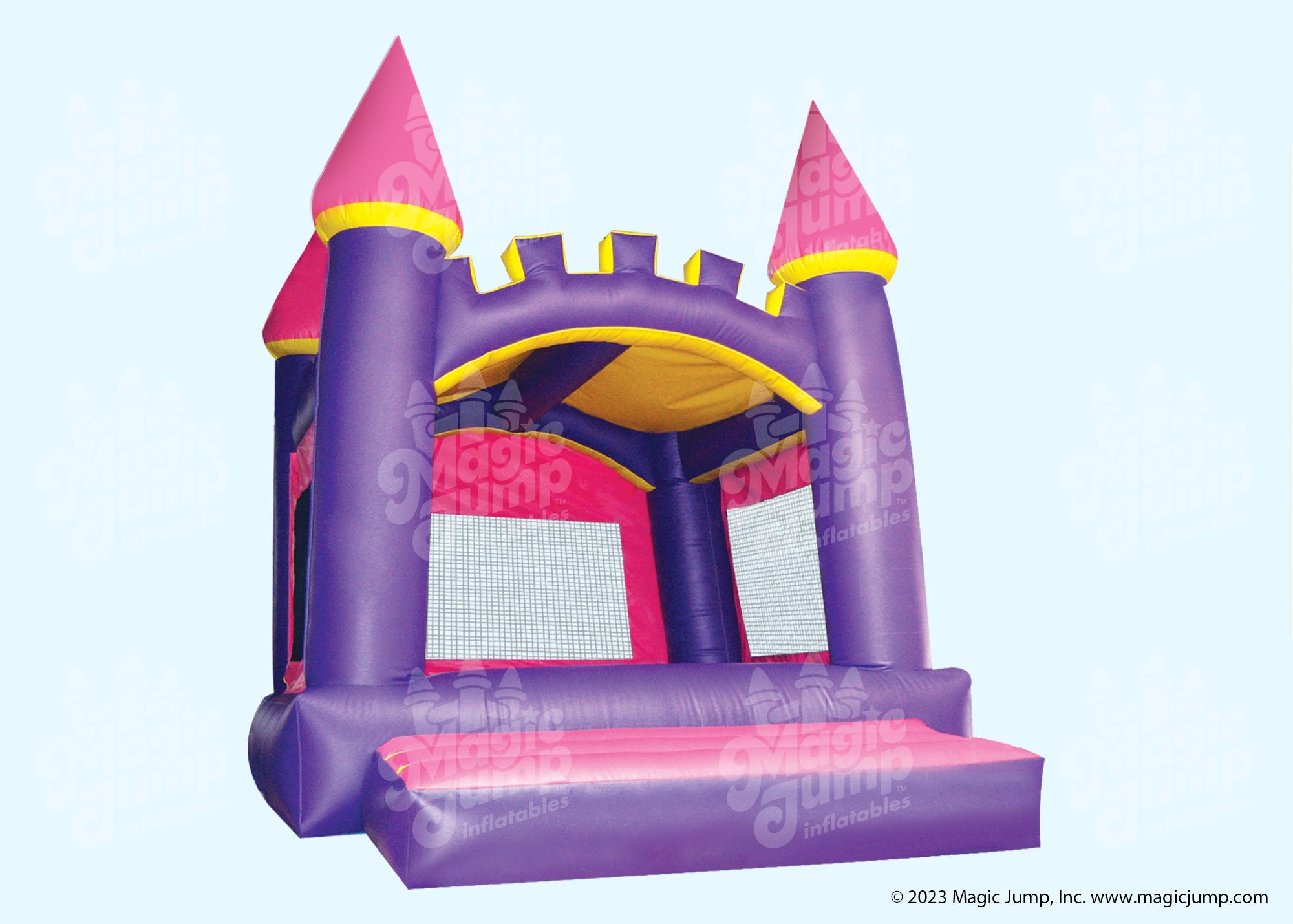 Custom Pink Castle | Custom Inflatable, Unique Inflatable Games | Magic ...