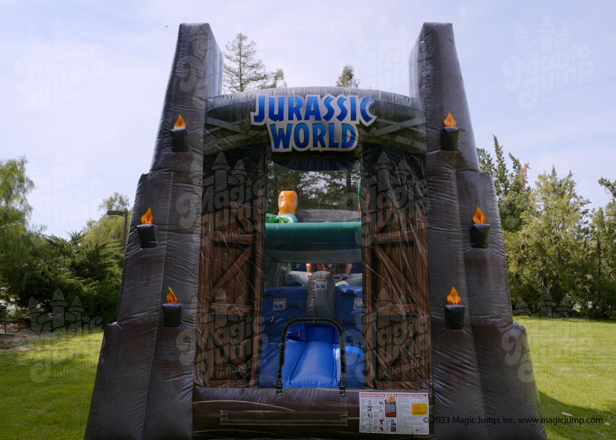 50 Jurassic World Obstacle Course Wet Or Dry Obstacle Course Magic Jump Inc 1811