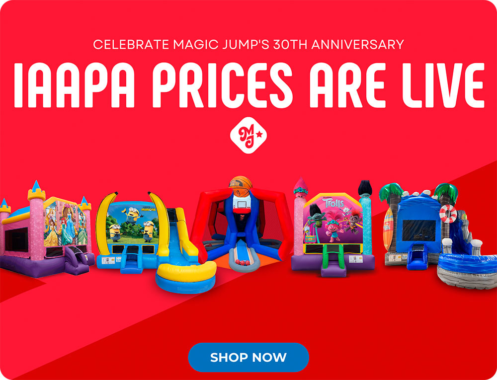 Celebrate Magic Jump's 30th Anniversary IAAPA Sale!